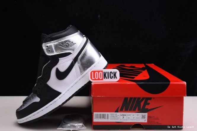 1 JORDAN OG CD0461-001 HIGH SILVER AIR WMNS TOE 0707
